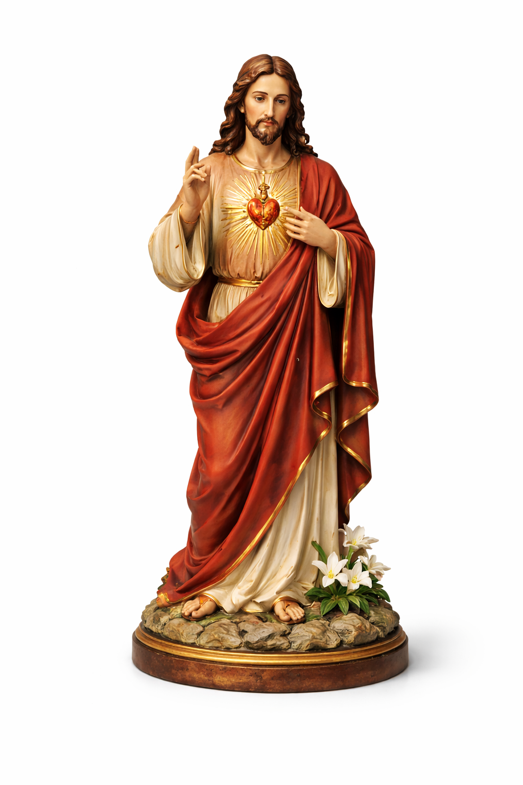 Sacred Heart Devotion Statue