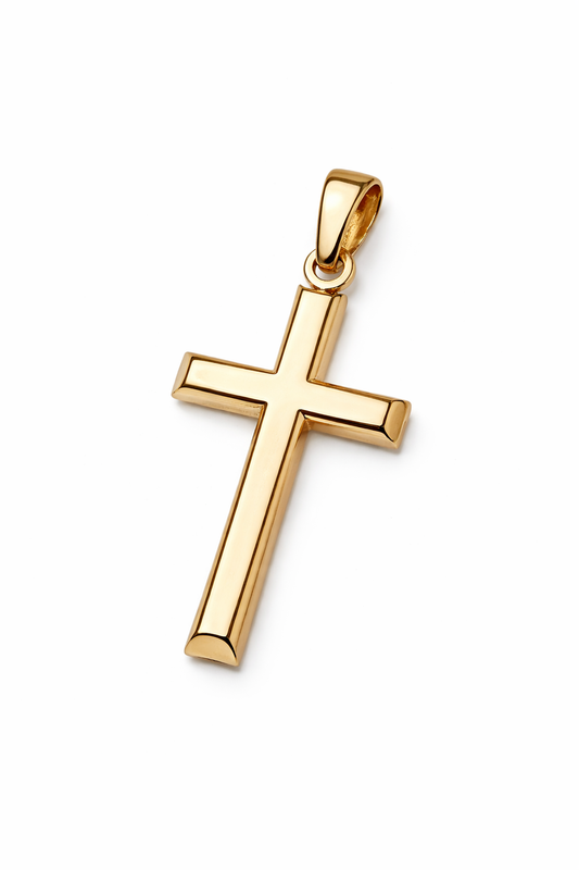 Veritas Gold Cross Pendant